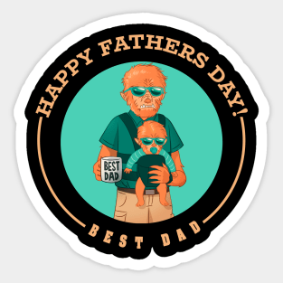 Best Dad-Father's day Sticker